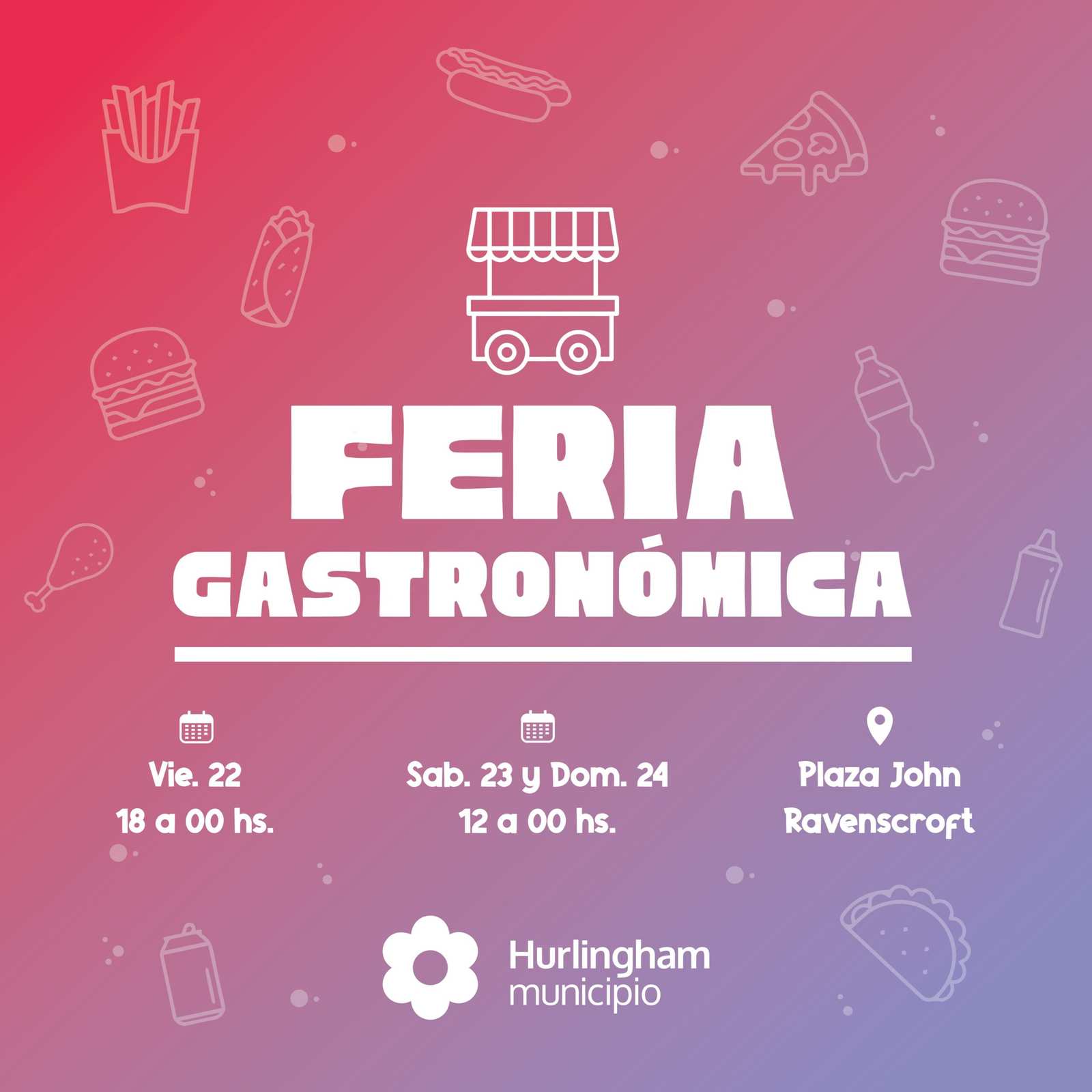Comenzó este viernes la Feria Gastronómica de Hurlingham