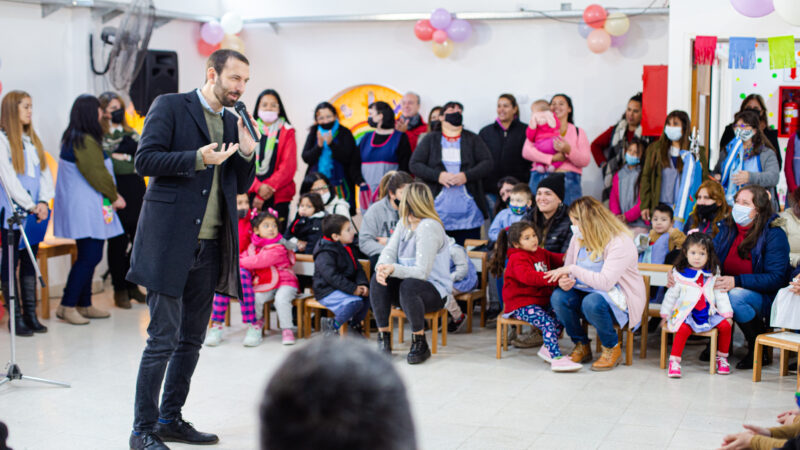 El Intendente Selci inauguró un nuevo jardín de infantes