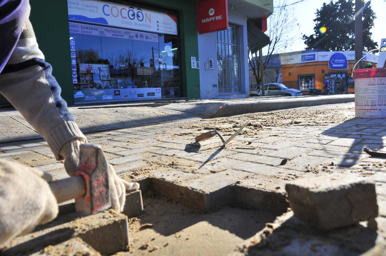 Los Cardales, avanzan las obras en la Avenida San Martín