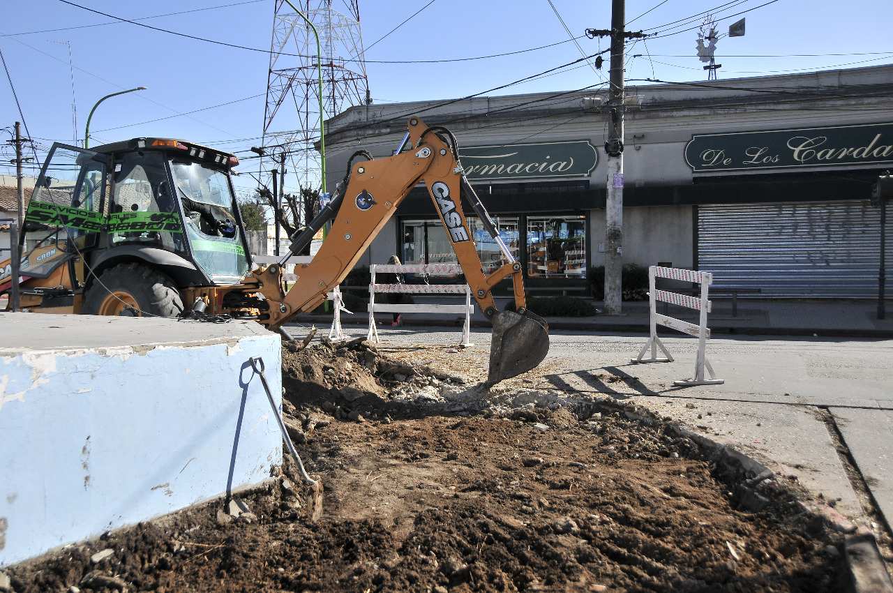 Los Cardales, continúan las Obras en Avenida San Martín