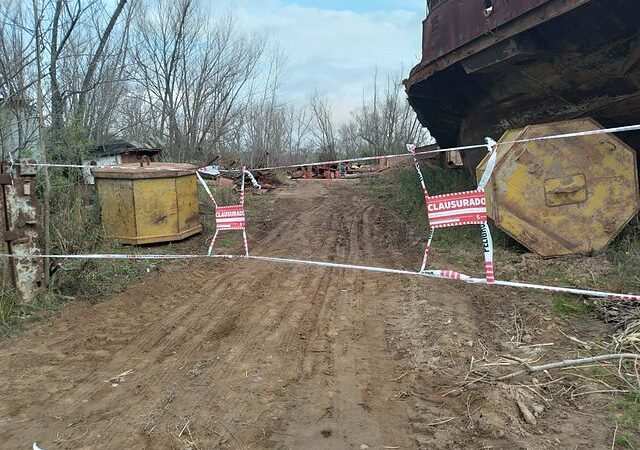 A raíz de una denuncia en Atención al Vecino, la Municipalidad de Escobar clausuró un astillero por contaminación