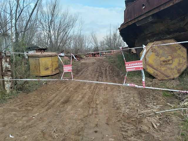 A raíz de una denuncia en Atención al Vecino, la Municipalidad de Escobar clausuró un astillero por contaminación