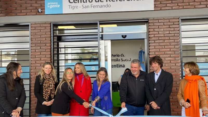 Se inauguró un nuevo Centro de Referencia de Desarrollo Social en San Fernando y Tigre