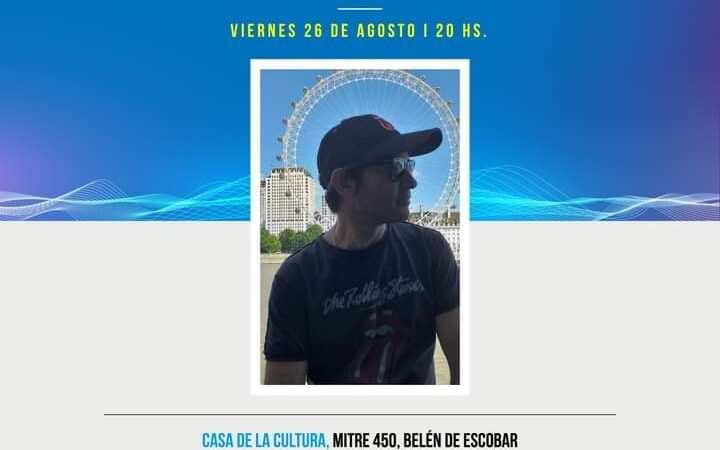 Escobar, hoy “Ciclo Encuentros en el río musical”  con Diego Perri