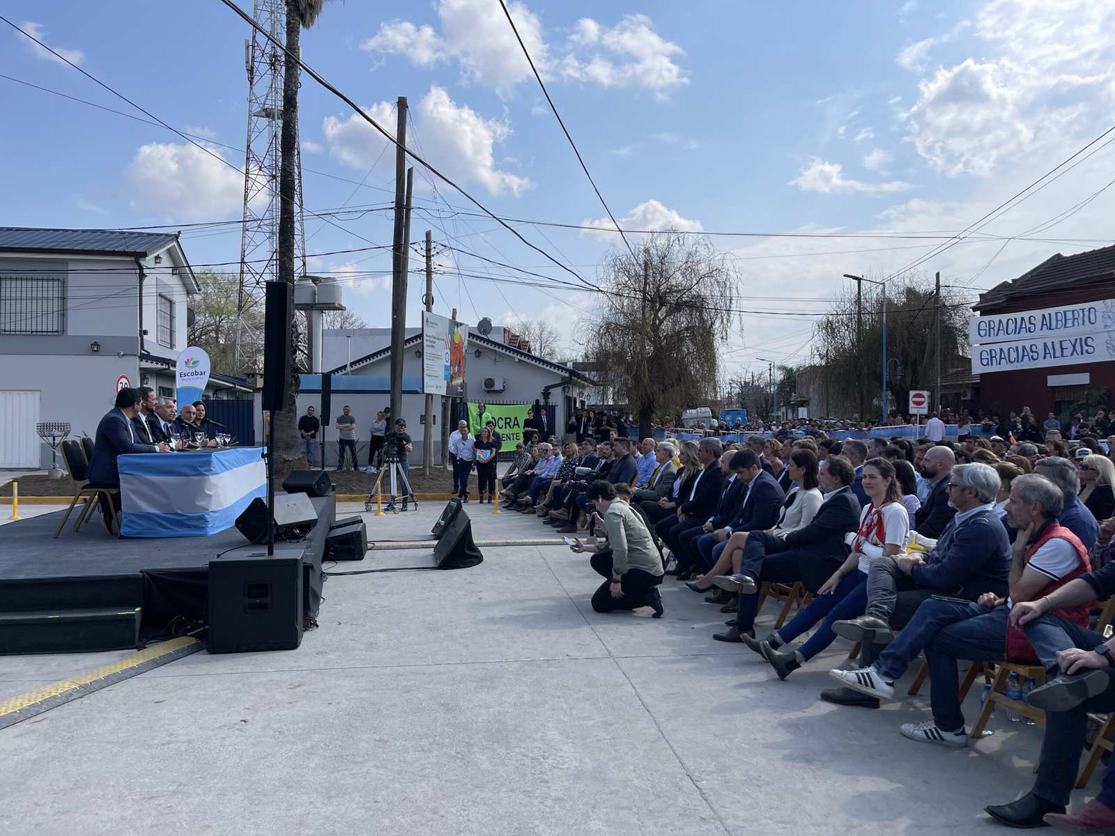 Sofi Vannelli en la inauguración del paso bajo nivel -Pablo Podestá- en Escobar:” Es una obra estratégica para la integración y la conectividad”.