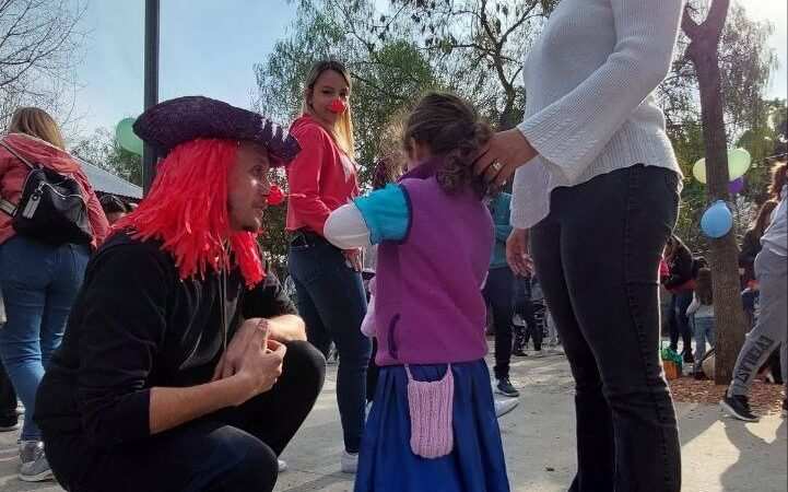 Con Juegos, Alegría y Color, el Frente Renovador realizó los festejos por el Día de la Niñez en La Plaza de los Inmigrantes.