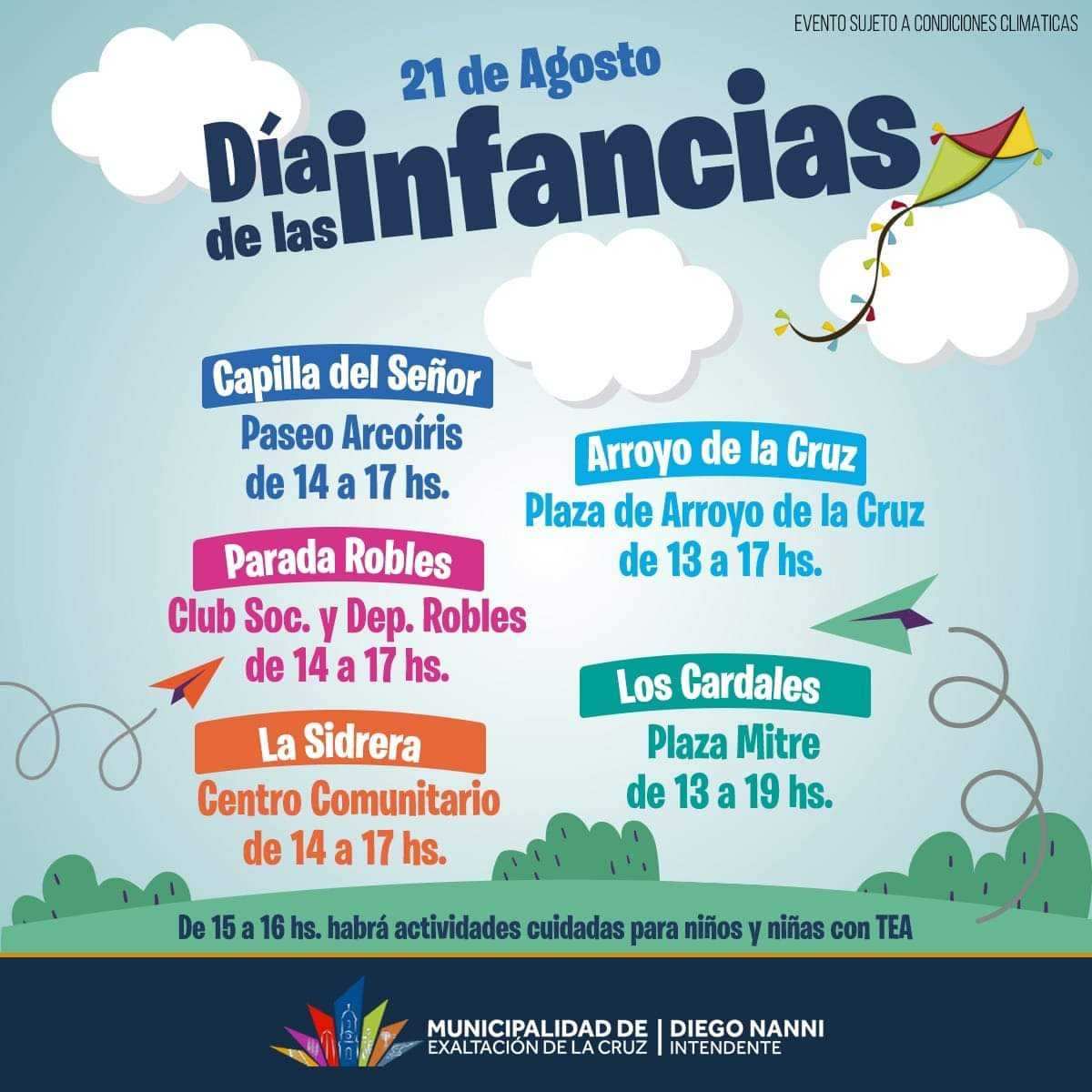 Exaltación, 21 de Agosto Día de Las Infancias