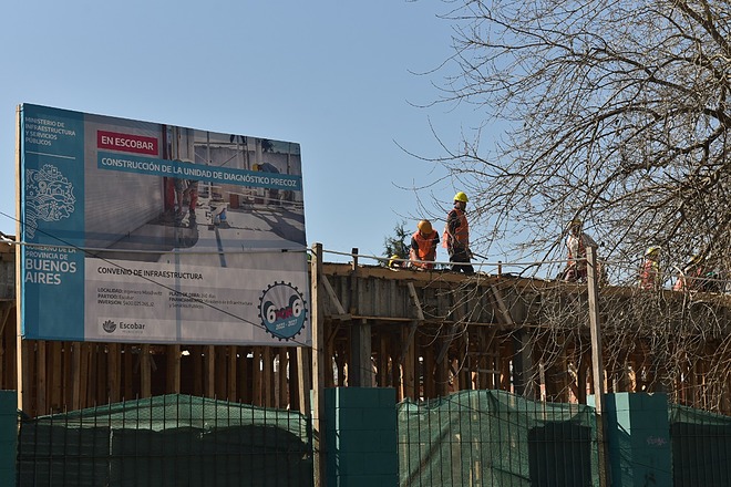 En Ingeniero Maschwitz, la Municipalidad avanza con la construcción de la cuarta Unidad de Diagnóstico Precoz del partido de Escobar