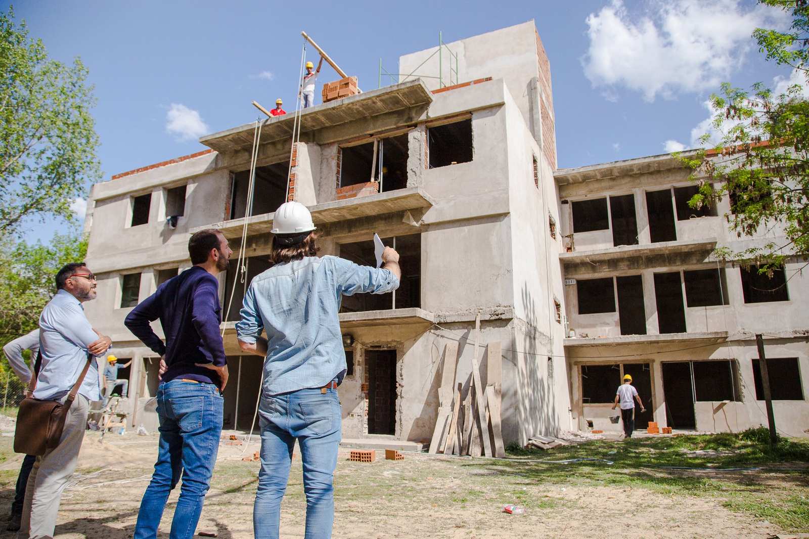 Avanza la construcción de viviendas sociales en Hurlingham