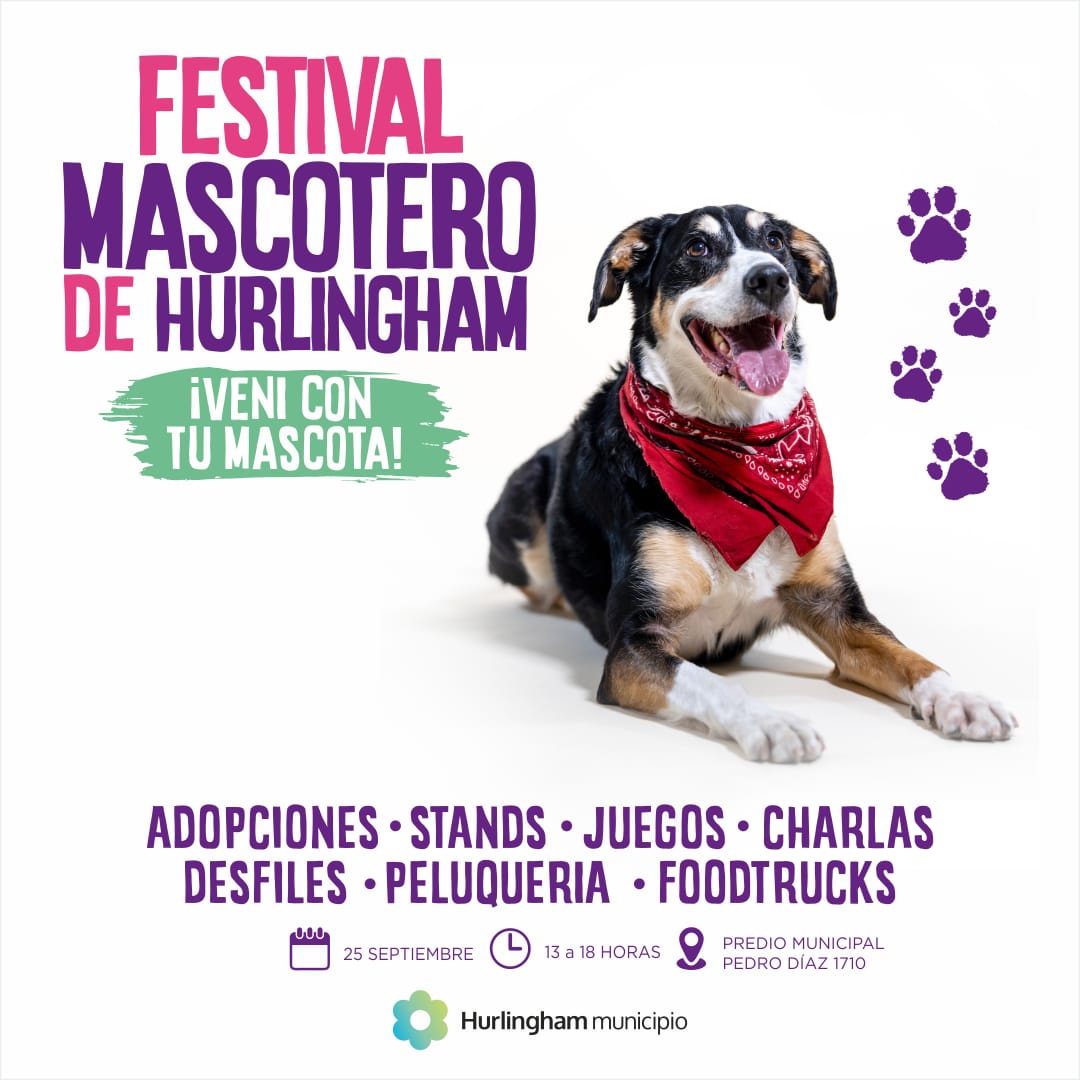 Se viene el Primer Festival Mascotero de Hurlingham