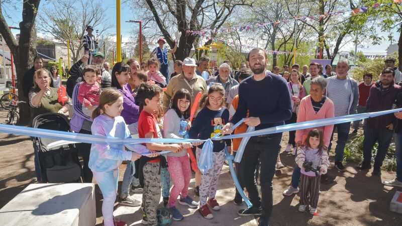 Villa Tesei: Selci inauguró este sábado una nueva plaza