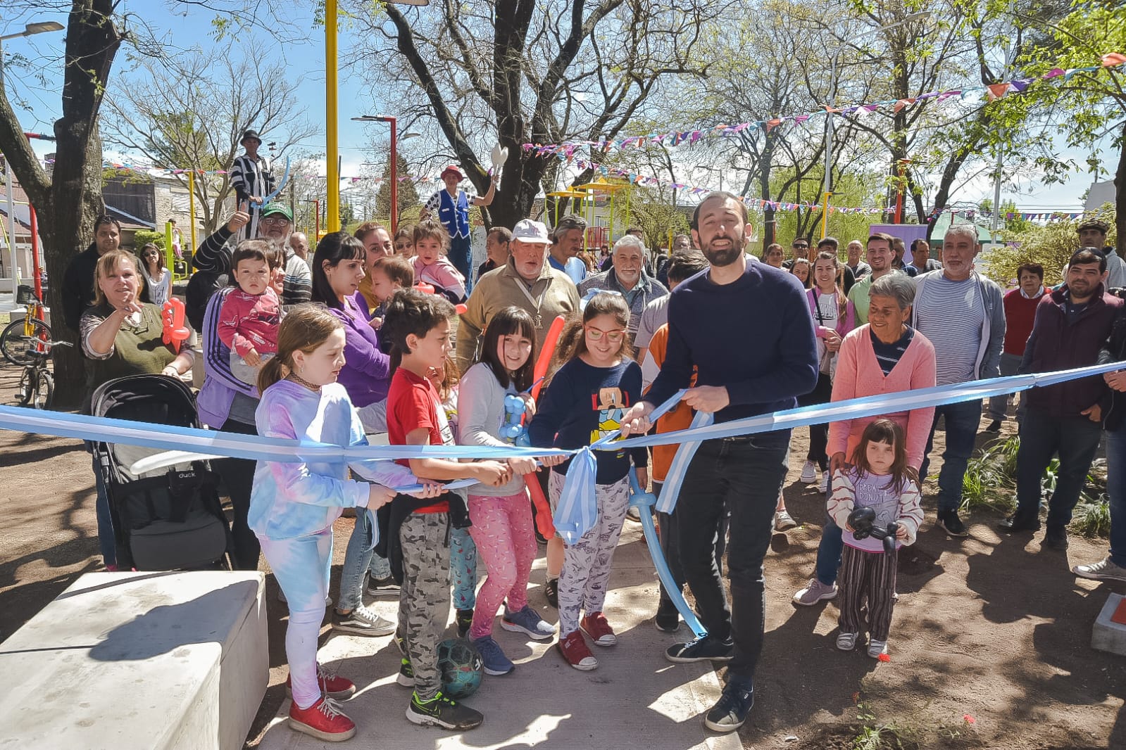 Villa Tesei: Selci inauguró este sábado una nueva plaza