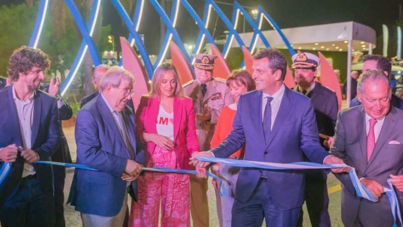 Juan Andreotti y Sergio Massa inauguraron el 23° Salón Náutico en San Fernando