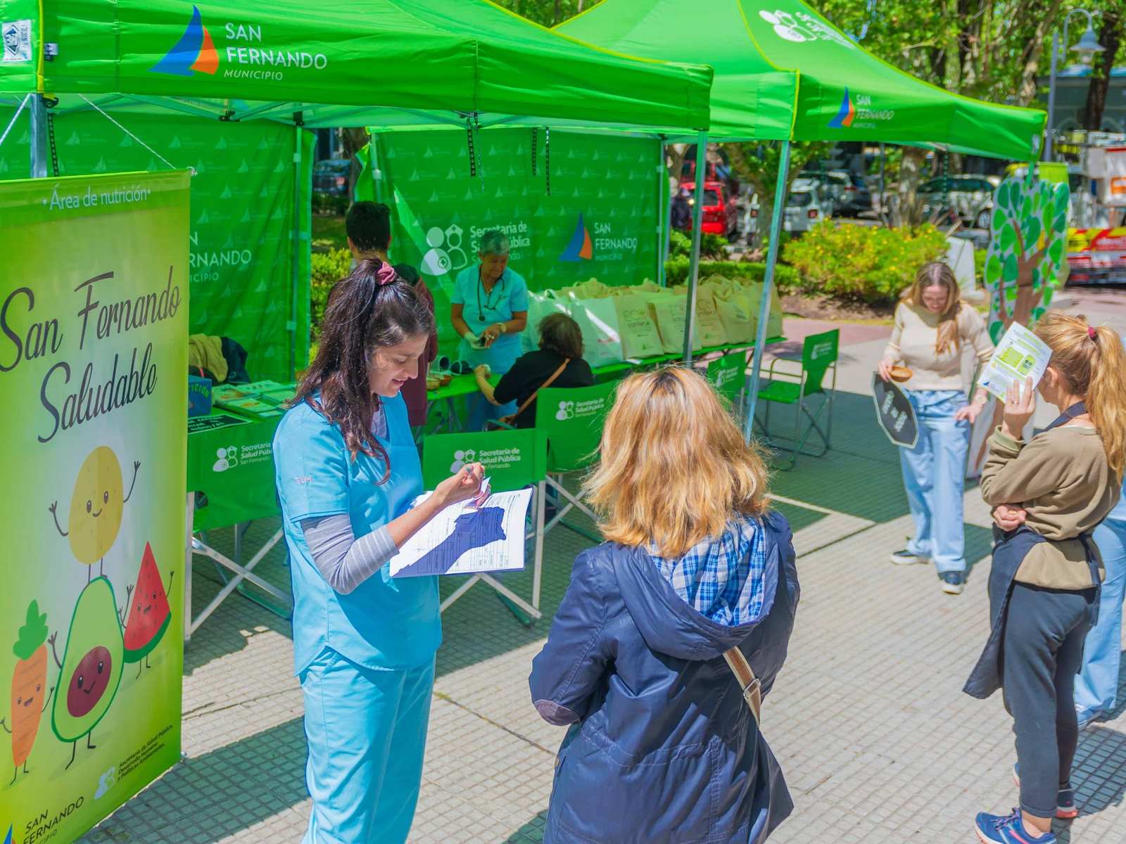 El Municipio de San Fernando realizó una jornada por el “Día de la Alimentación Saludable”