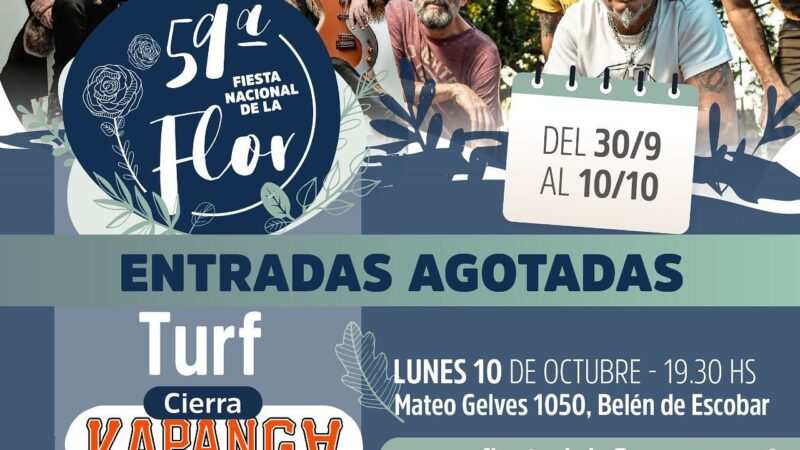 Kapanga confirma su presencia esta noche junto a TURF en el Predio Floral