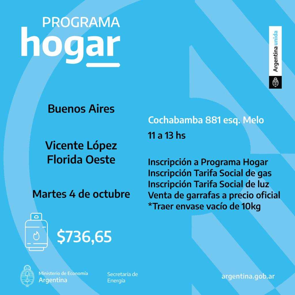 El Frente de Todos Continúa acercando el “Programa Hogar” a los barrios de Vicente López