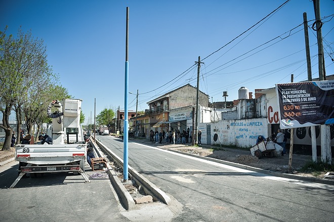 Maquinista Savio: el boulevard 5 de Junio está a punto de finalizarse y empiezan los trabajos en la calle El Jilguero