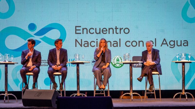 Galmarini, Katopodis, De Pedro y Lingeri dieron inicio al “Encuentro Nacional con el Agua”, un hito en la historia del sector en Argentina