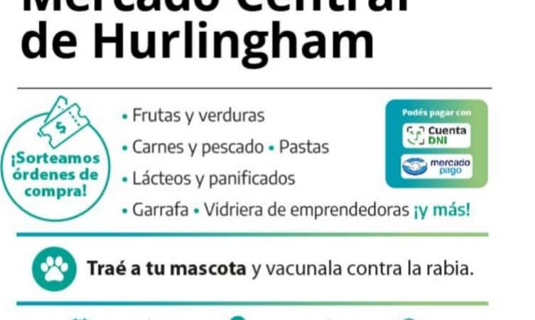 El Municipio de Hurlingham invita a una nueva edición del Mercado Central en el distrito