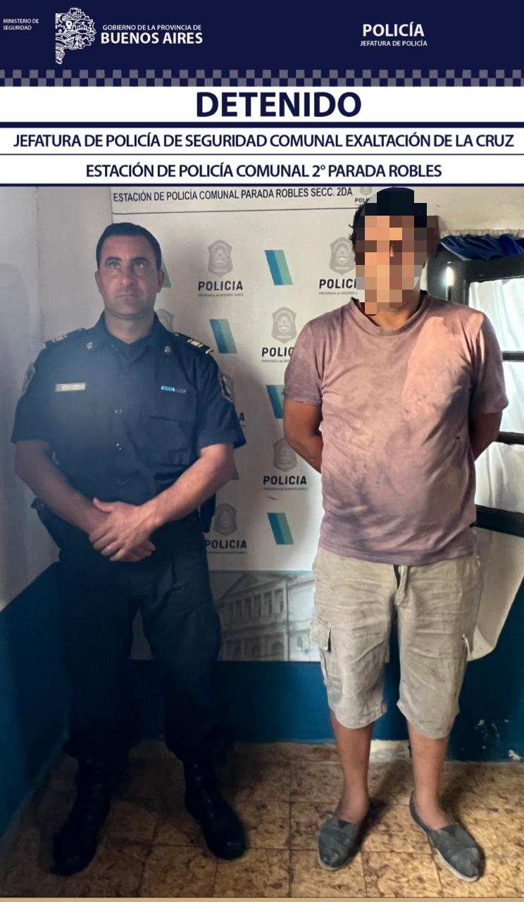 La Policía de Robles detuvo a un sujeto acusado de Abuso Sexual Agravado
