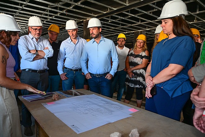 Escobar, avanza la obra de construcción del nuevo edificio donde se reubicará el Concejo Deliberante