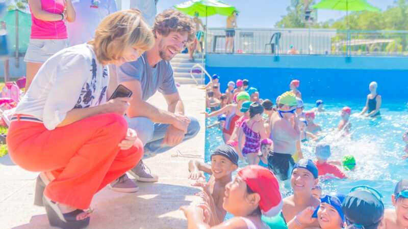 Juan Andreotti visitó las Colonias que iniciaron en los Polideportivos de San Fernando