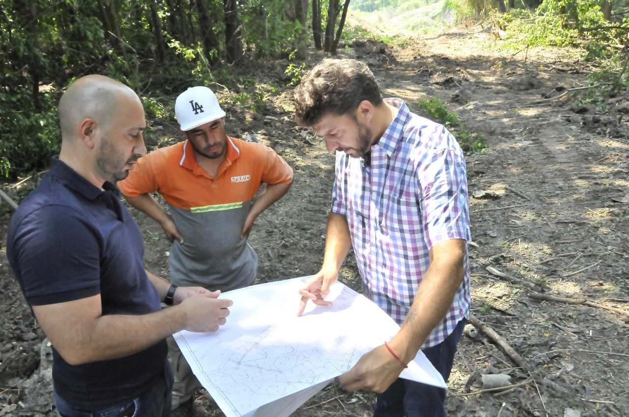 Terraplén de defensa hidráulico en Capilla del Señor