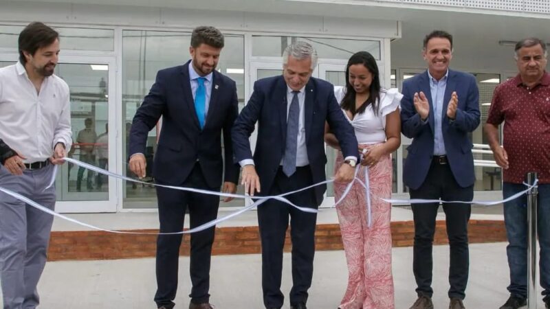 Alberto Fernández y Diego Nanni inauguraron un hospital en Los Cardales