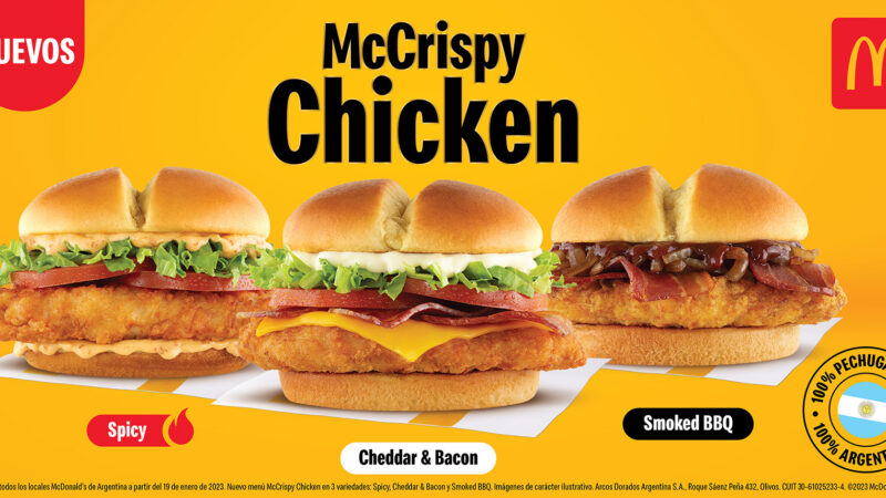 Triple sabor: McDonald’s anuncia las nuevas McCrispy Chicken
