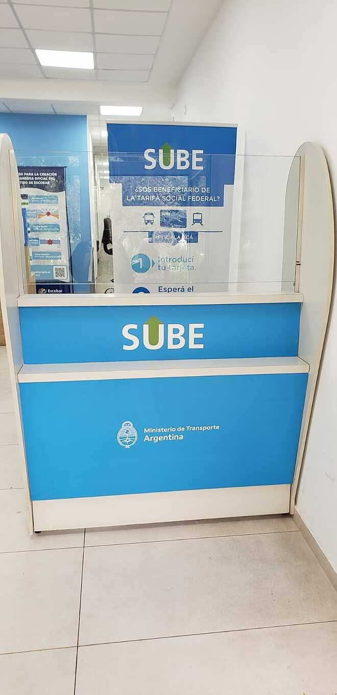 Tarjetas SUBE: Escobar abre una Unidad de Gestión donde se entregarán a precio oficial