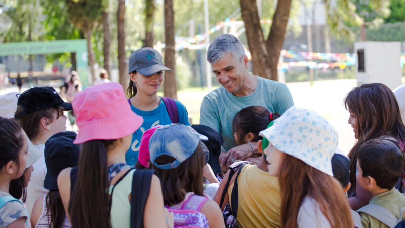 Zabaleta inauguró la Colonia de Verano de Hurlingham