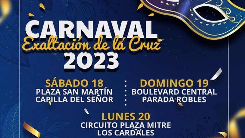 ¡Vuelve el carnaval a Exaltación de la Cruz!