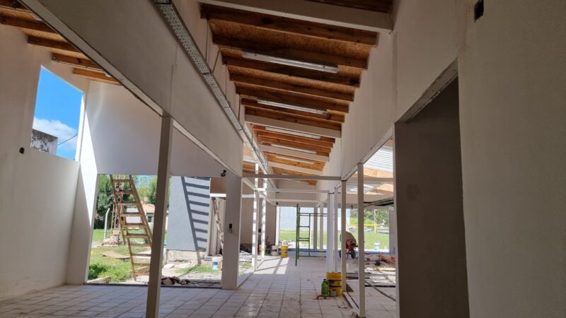 Avances en la construcción del Centro de Desarrollo Infantil en Parada Robles