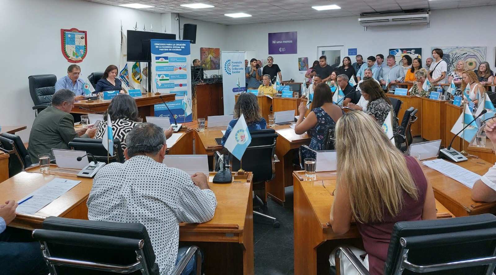 La bandera de Escobar fue aprobada por unanimidad