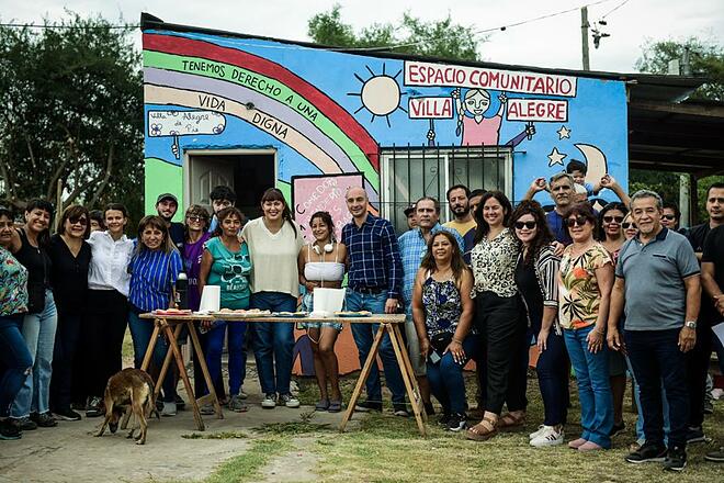 Avanzan las históricas obras de integración socio urbana del barrio Villa Alegre de Belén de Escobar