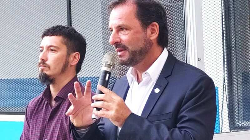 Sujarchuk inauguró tres nuevas aulas en la Escuela Secundaria N°16 de Ingeniero Maschwitz