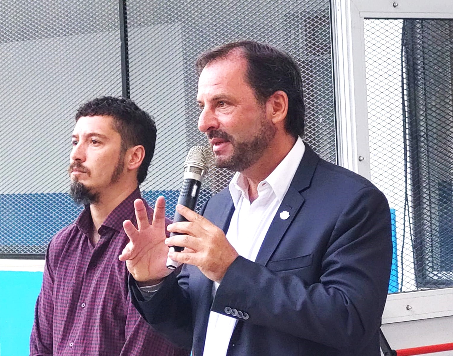 Sujarchuk inauguró tres nuevas aulas en la Escuela Secundaria N°16 de Ingeniero Maschwitz