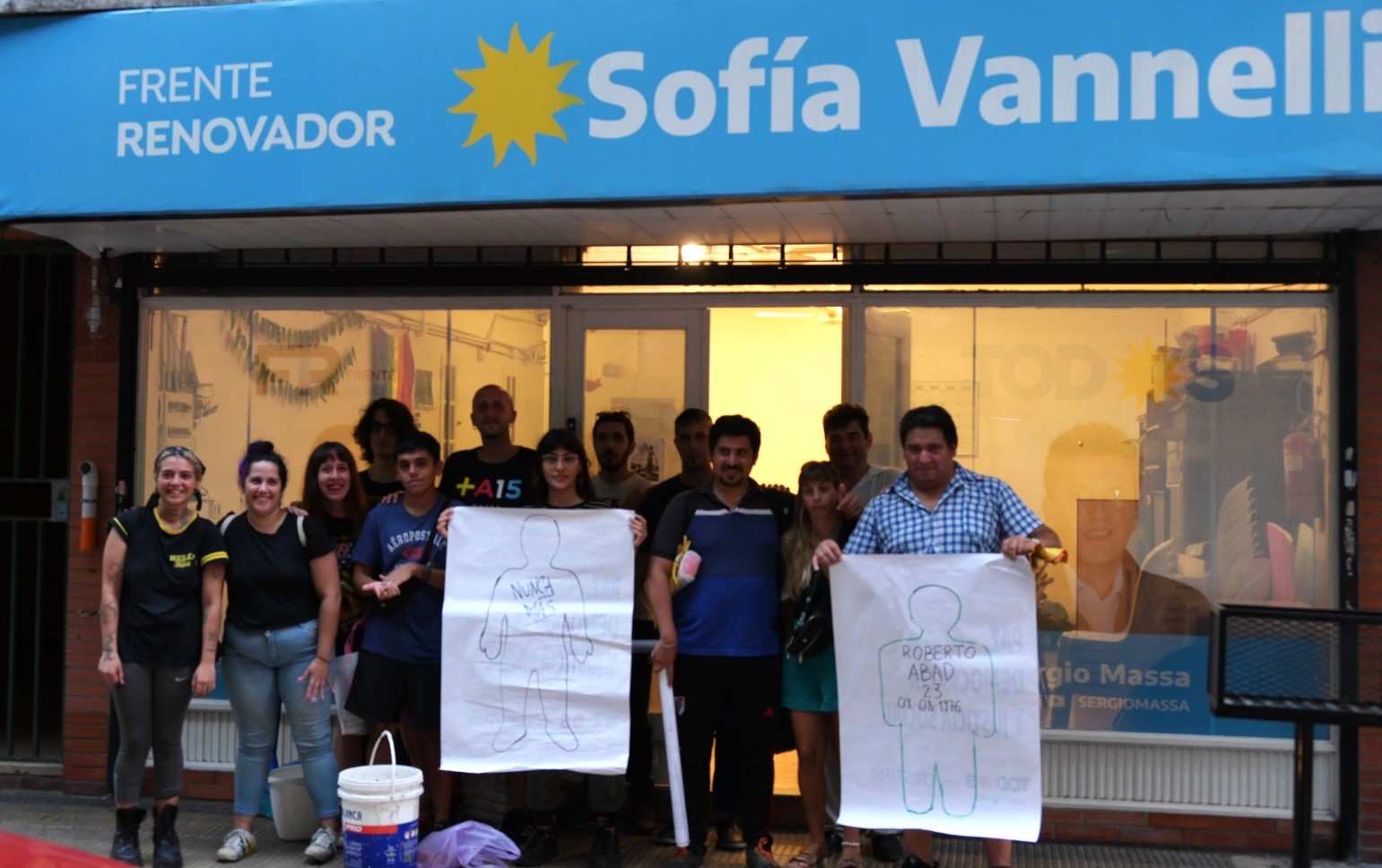 Siluetazo por la Memoria en Vicente López