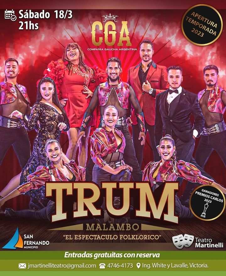 El Teatro Martinelli de San Fernando abre su Temporada 2023