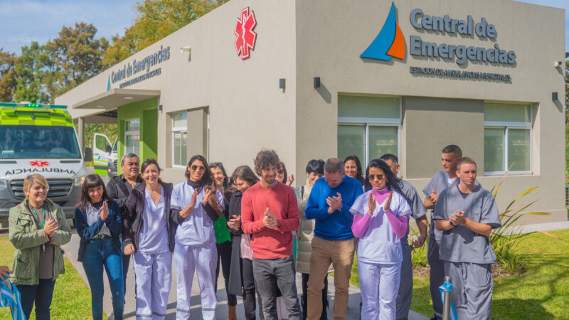 Juan Andreotti inauguró una nueva Central de Emergencias para ambulancias de San Fernando