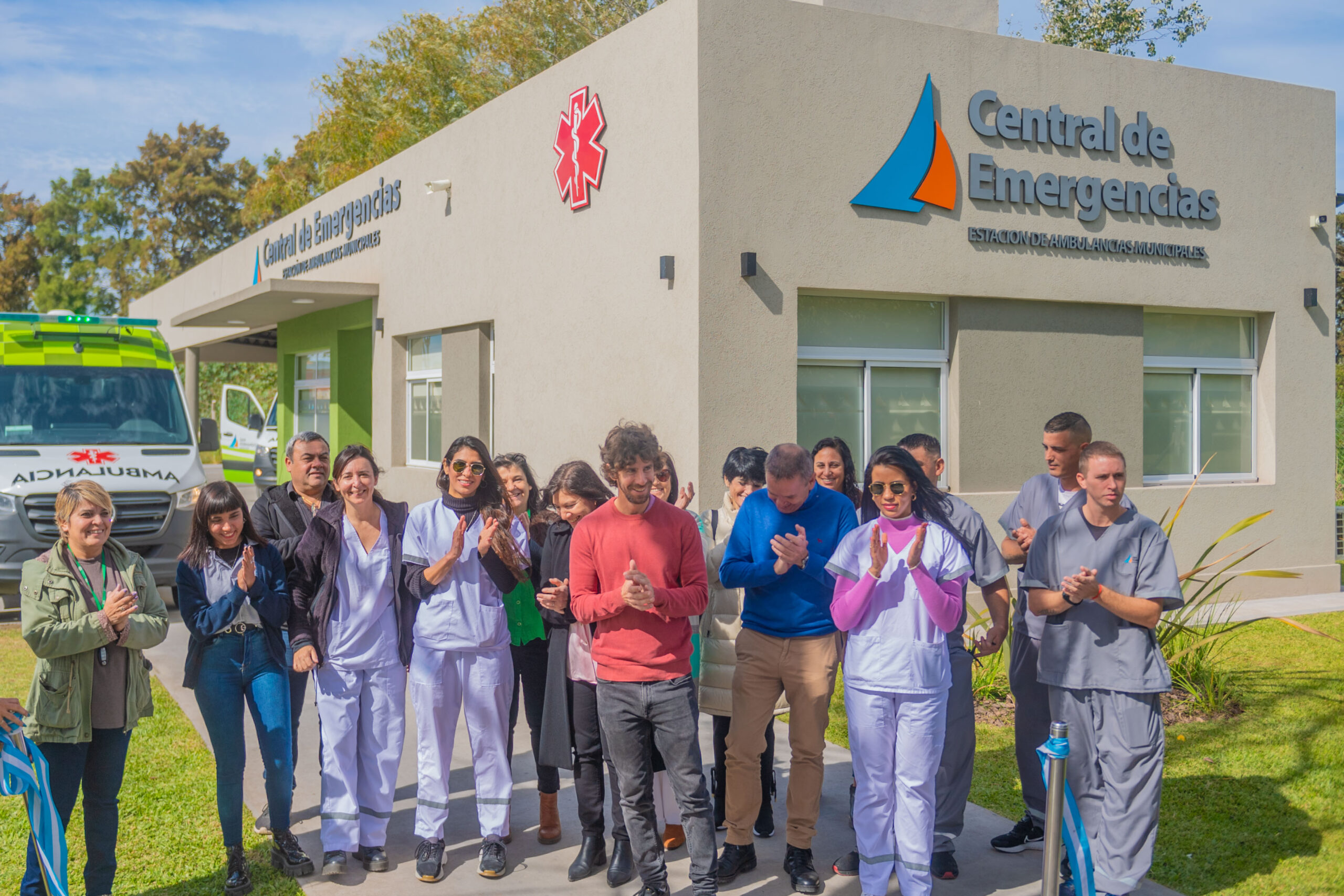 Juan Andreotti inauguró una nueva Central de Emergencias para ambulancias de San Fernando