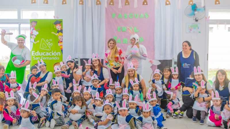 San Fernando celebró la Pascua con actividades en sus Centros Educativos municipales