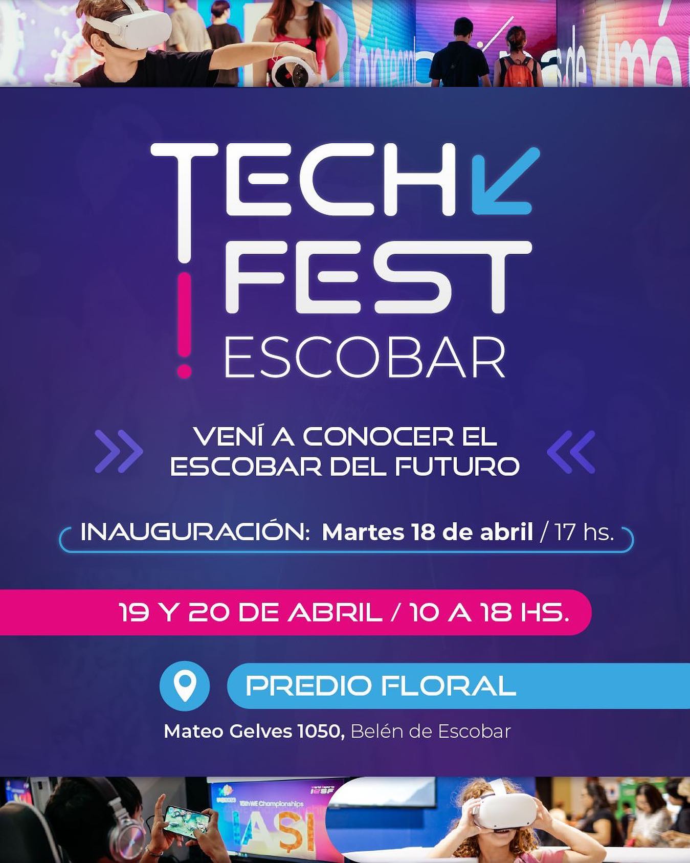 Se inaugura la TECH FEST ESCOBAR.