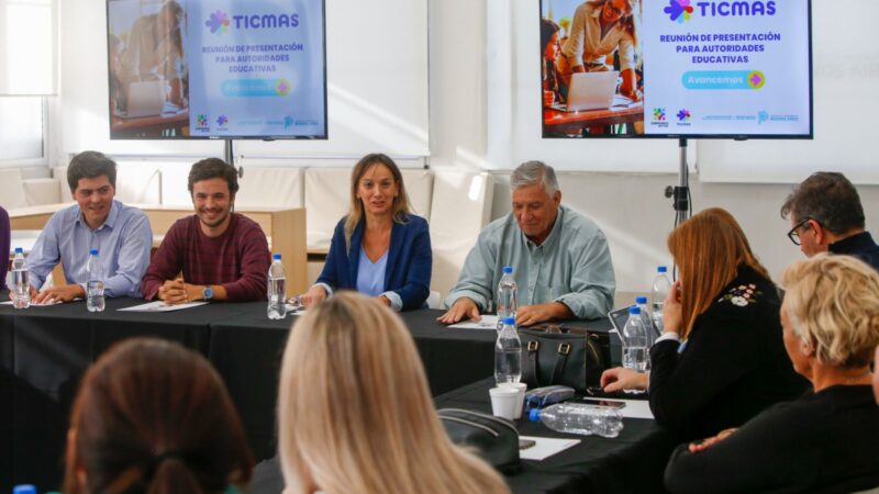 Malena Galmarini lanzó 2 etapas de TICMAS, la iniciativa educativa tecnológica más ambiciosa de Tigre