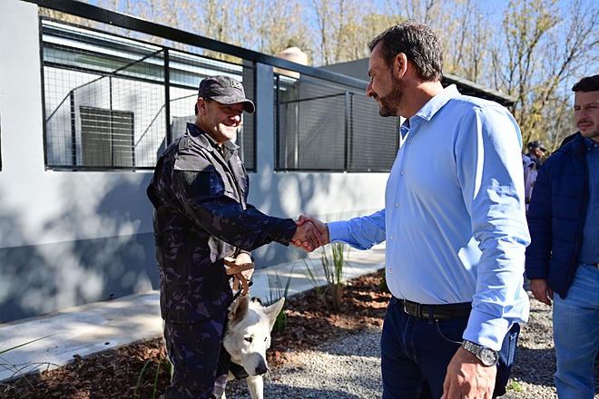 En el Polo de Seguridad de Ingeniero Maschwitz, la Municipalidad inauguró un nuevo espacio para la División Canina