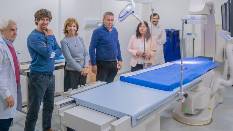 Juan Andreotti presentó los nuevos servicios de Hemodinamia y Unidad Coronaria del Hospital Municipal