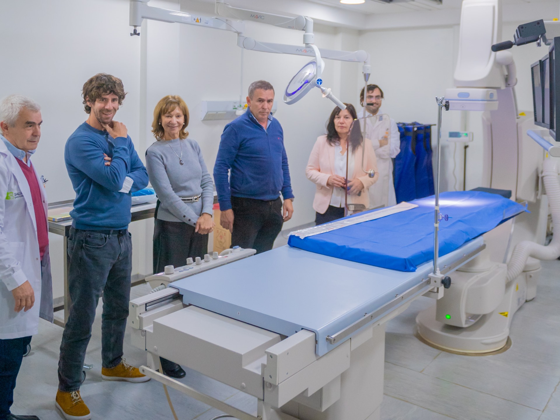 Juan Andreotti presentó los nuevos servicios de Hemodinamia y Unidad Coronaria del Hospital Municipal
