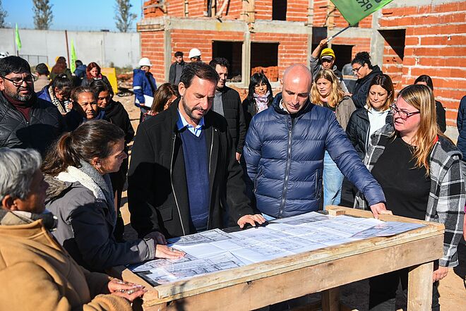 El derecho a la vivienda: avanza la construcción de las 72 viviendas en el barrio La Chechela de Belén de Escobar   