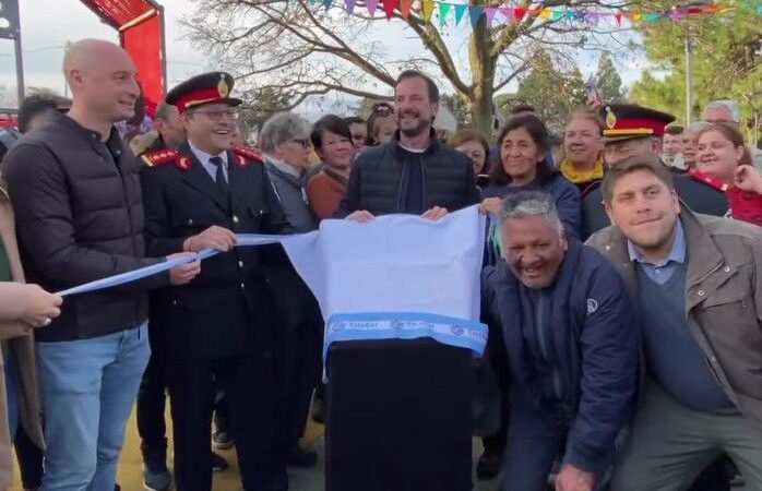 En el 130° Aniversario de Garín se inauguró la plaza de “Las Niñeces”