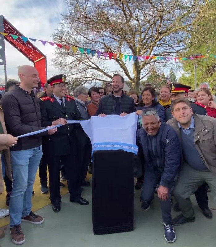 En el 130° Aniversario de Garín se inauguró la plaza de “Las Niñeces”